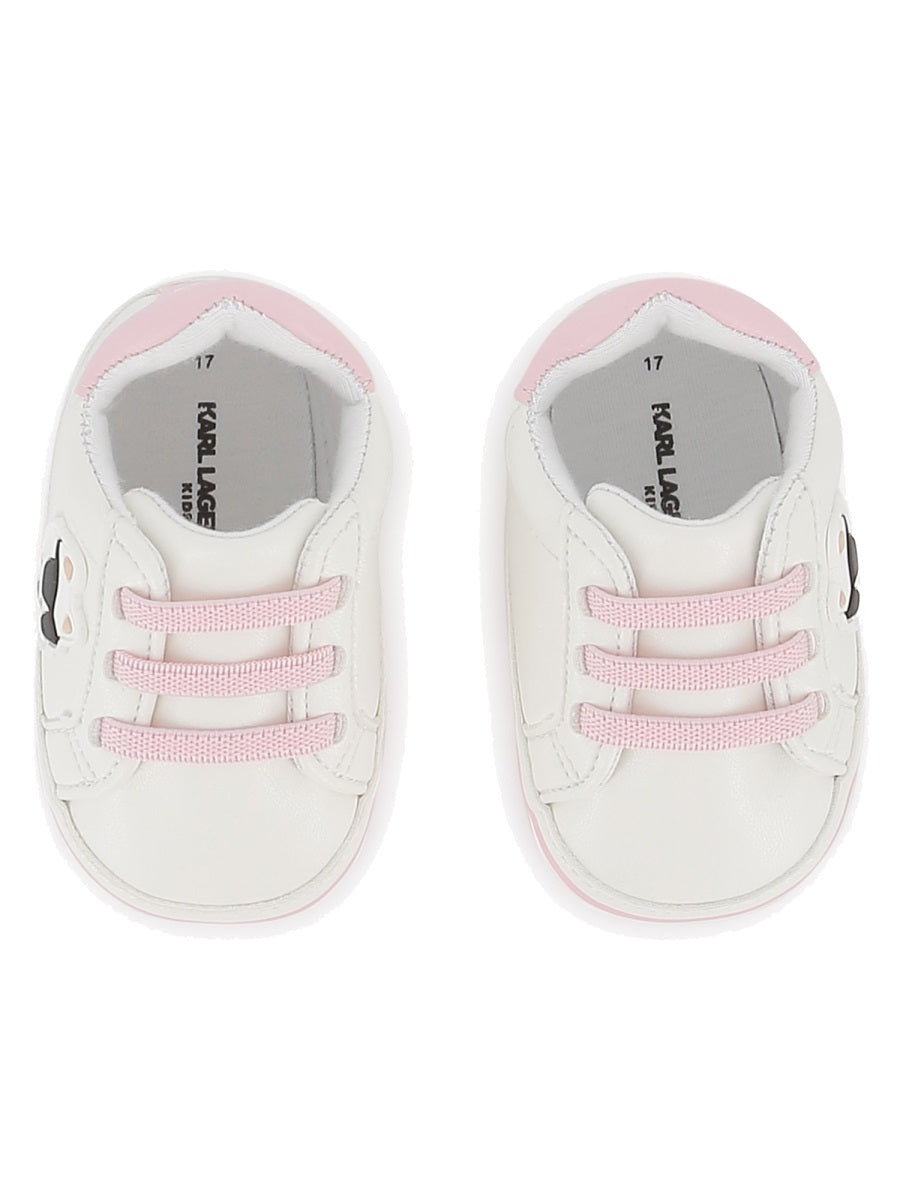 KARL LAGERFELD Unisex Mini Leather Sneakers