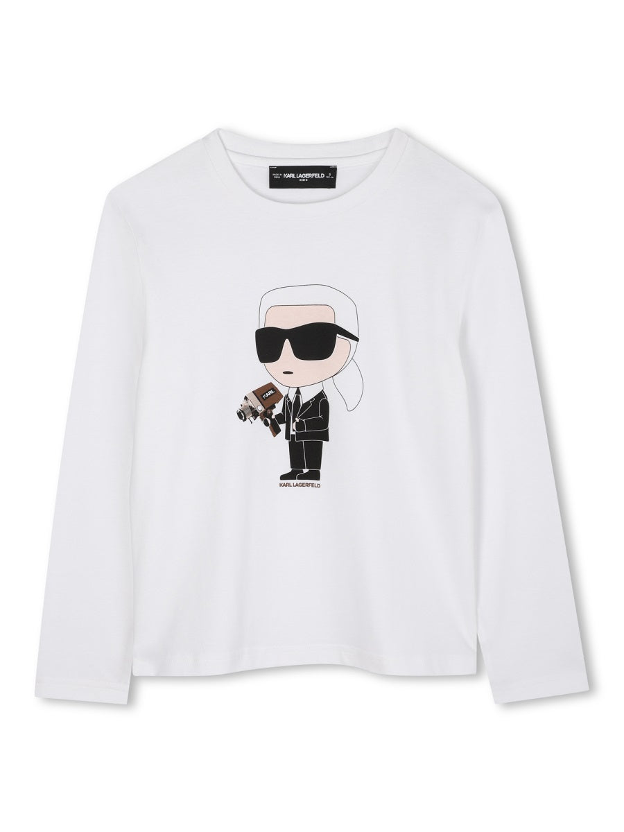 KARL LAGERFELD Mini Logo T-Shirt for Boys