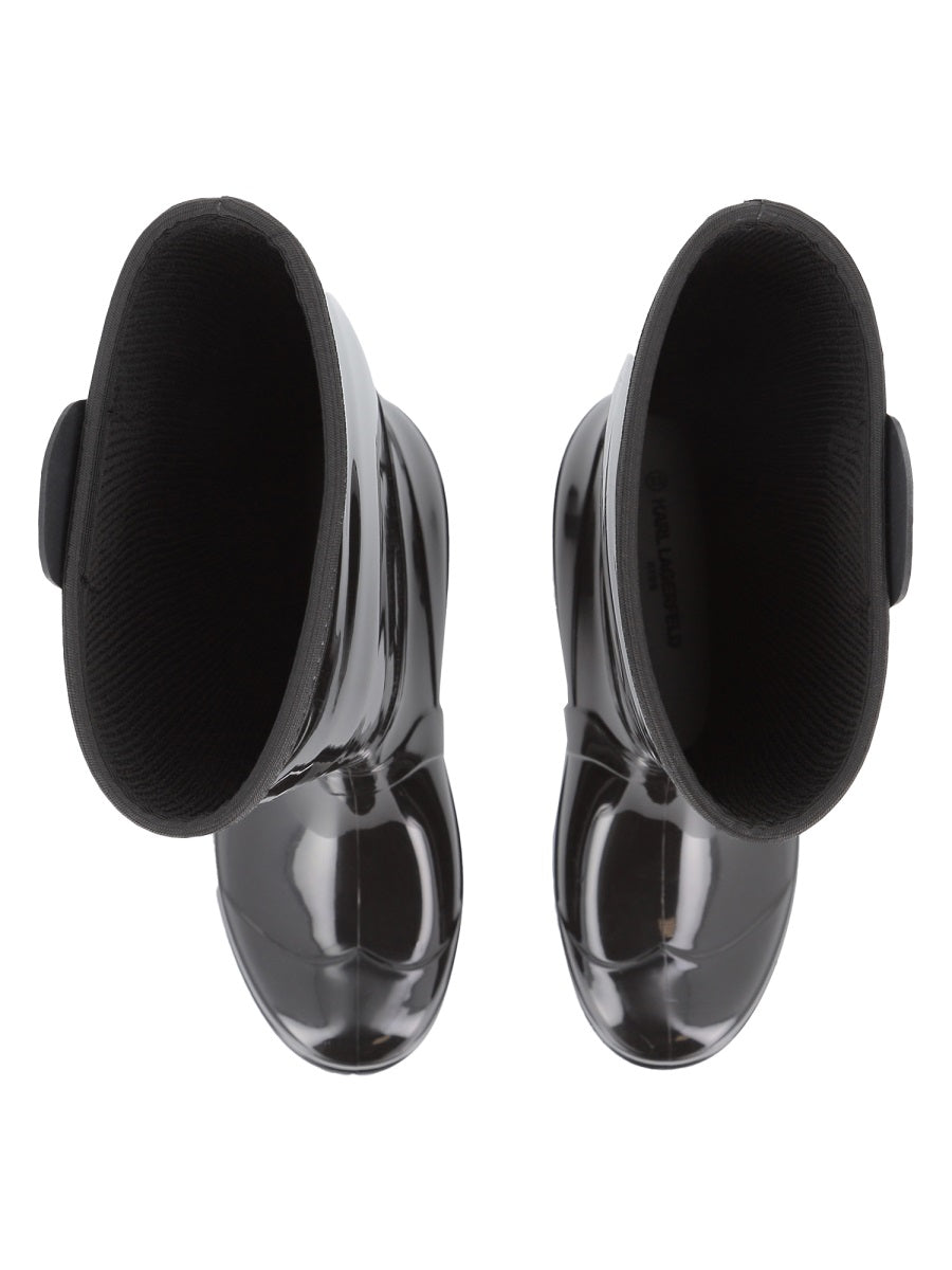 KARL LAGERFELD Girls' Mini Rain Boots with Logo
