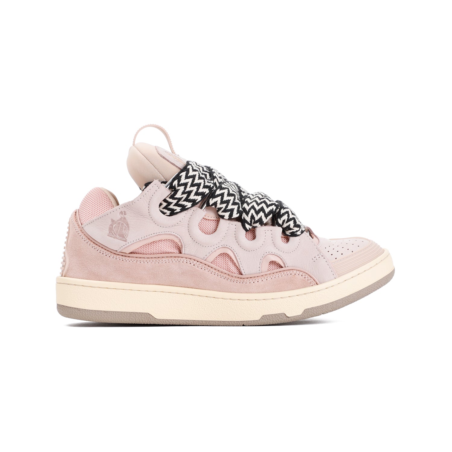LANVIN Suede Leather Curb Sneaker