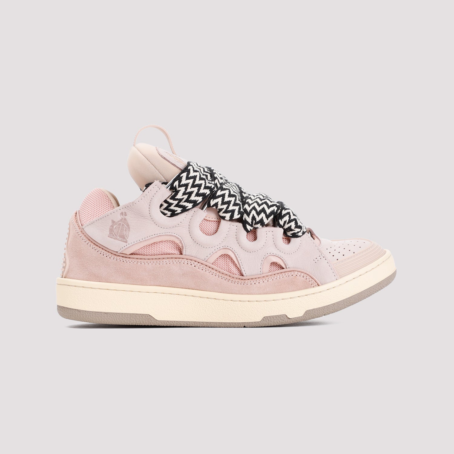 LANVIN Suede Leather Curb Sneaker