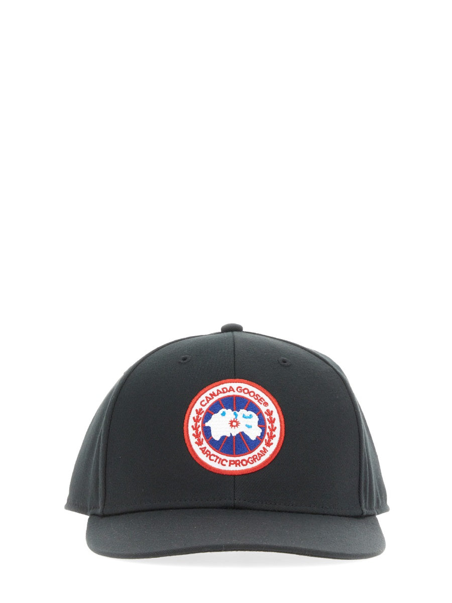 CANADA GOOSE Classic Baseball Hat with Logo Patch