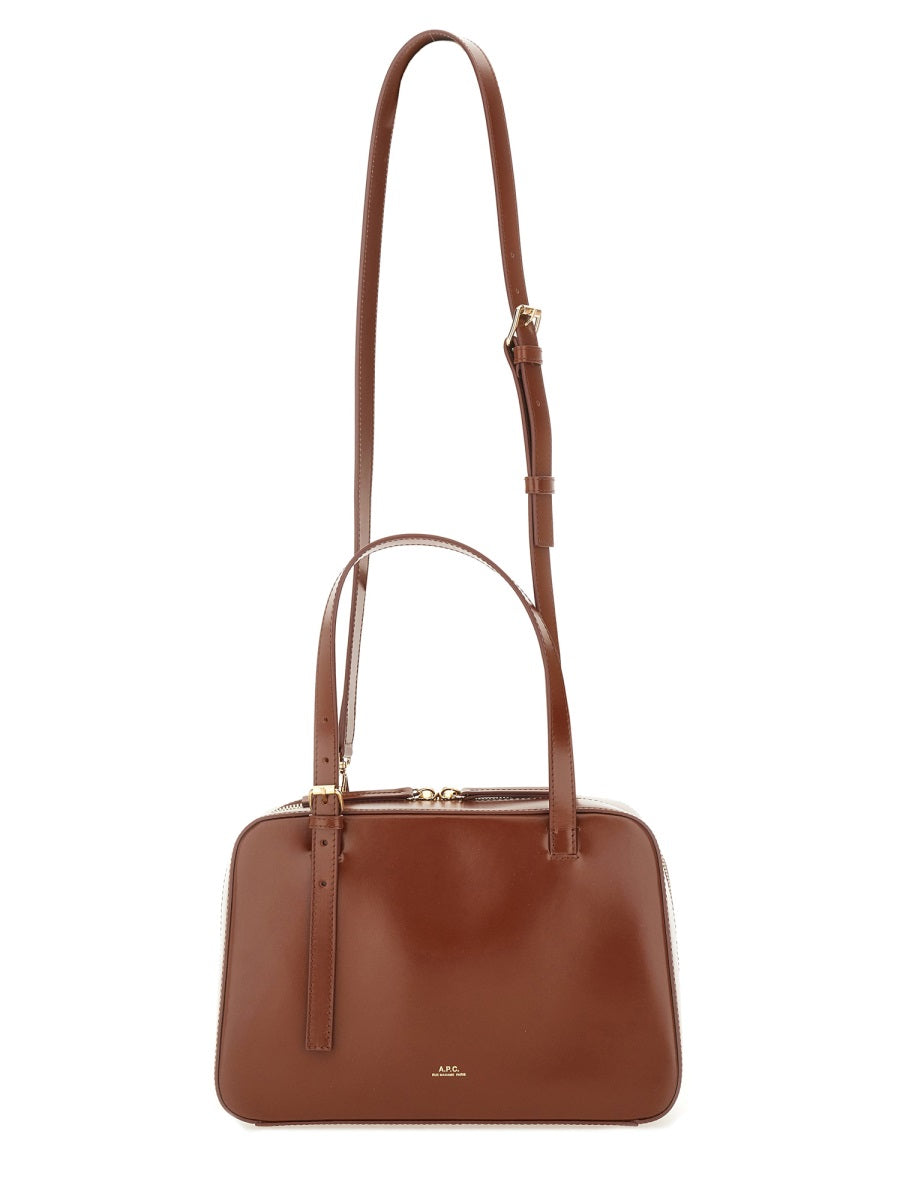 A.P.C. Mini Leather Box Handbag