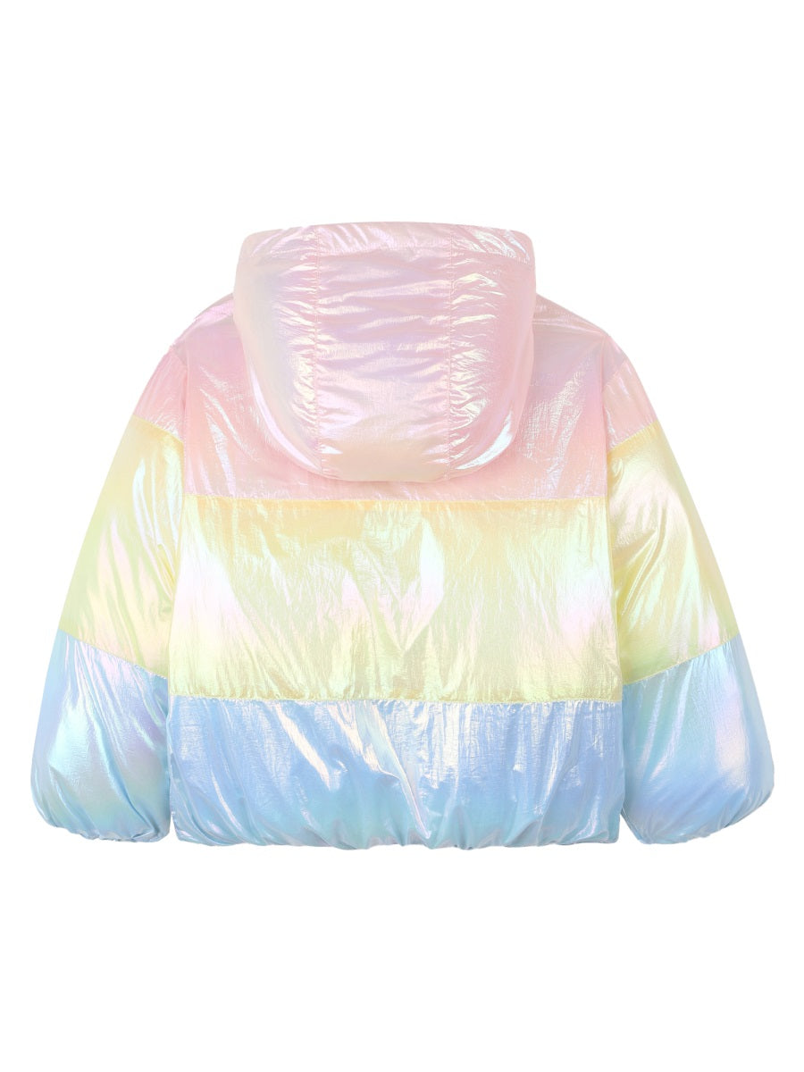 BILLIEBLUSH Rainbow Down Jacket for Girls