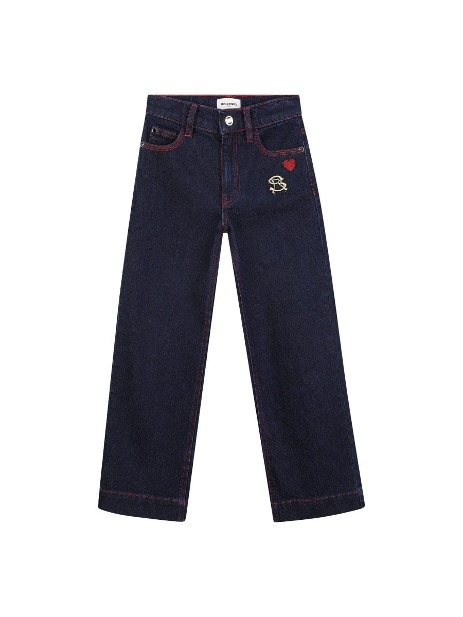 SONIA RYKIEL Mini Denim Trousers for Girls