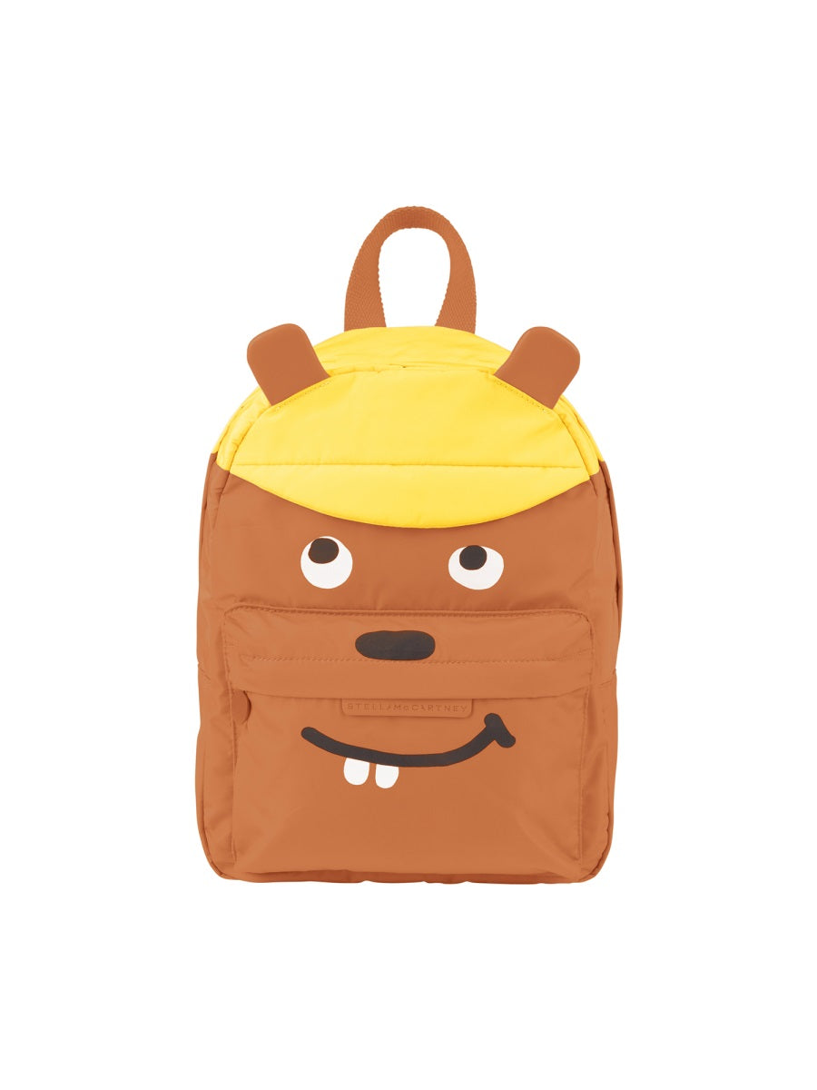 STELLA McCARTNEY Mini Smiling Bear Backpack