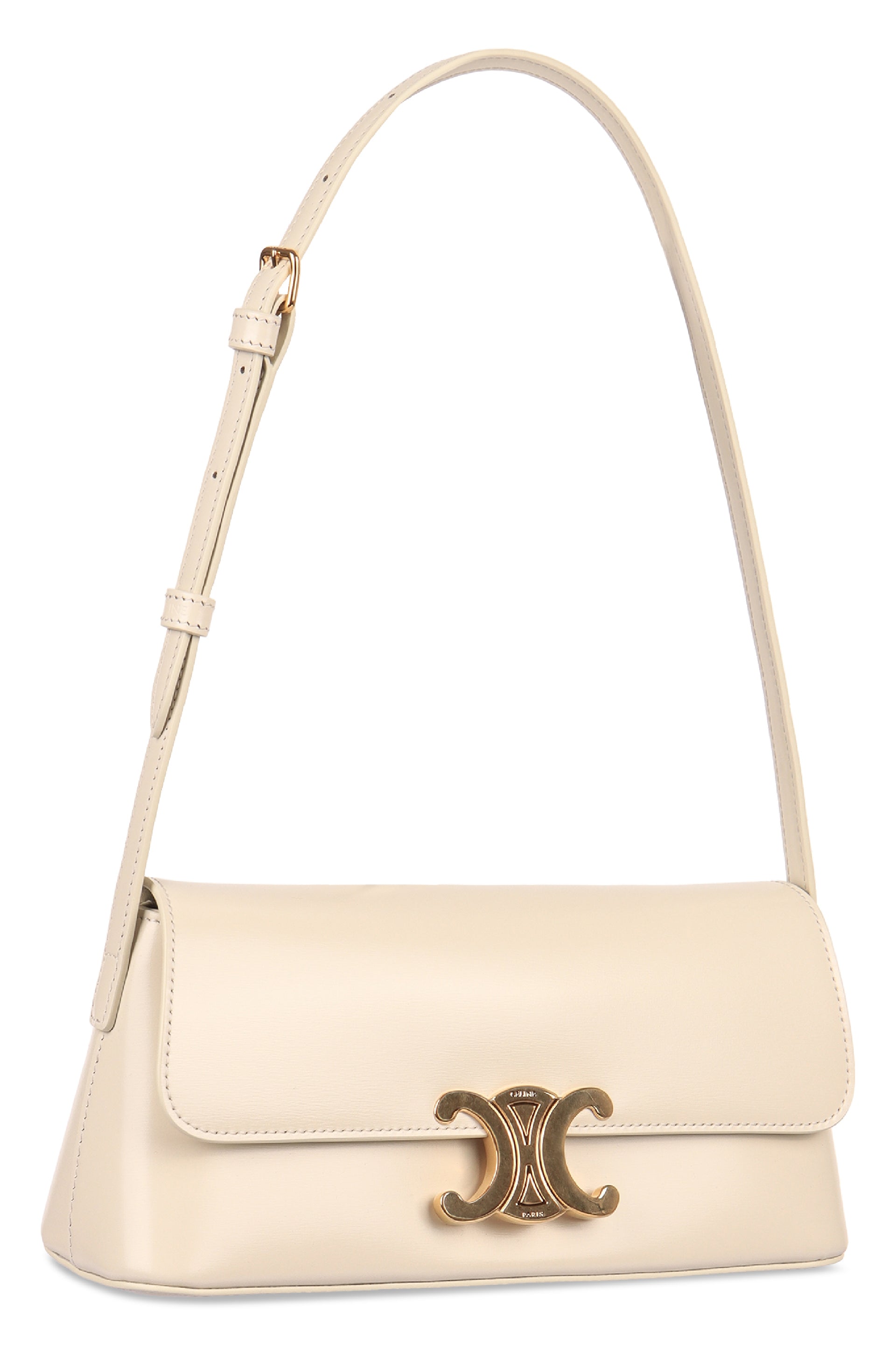 CELINE Diane Leather Shoulder Handbag