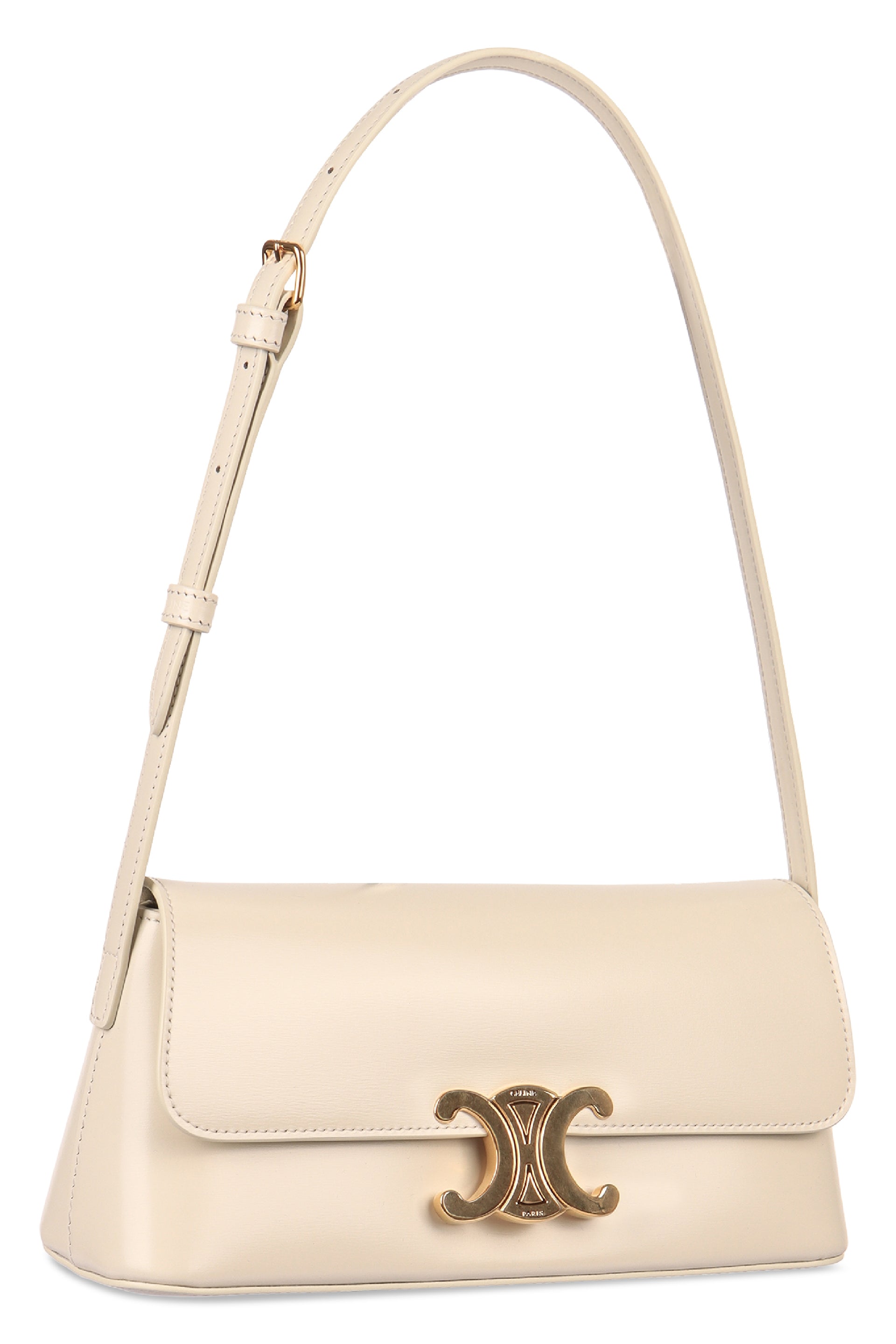 CELINE Diane Leather Shoulder Handbag