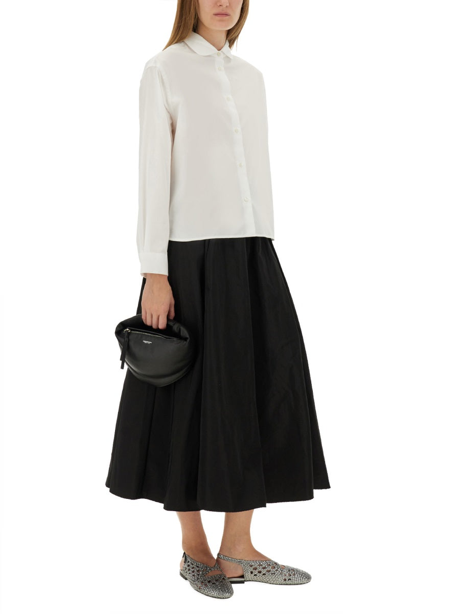 ASPESI Boxy Fit Cotton Poplin Shirt - Size 40