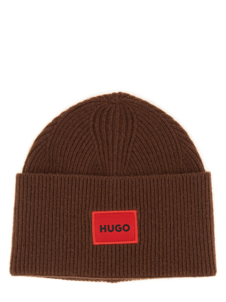 HUGO Stylish Beanie Hat with Logo - Perfect for Men