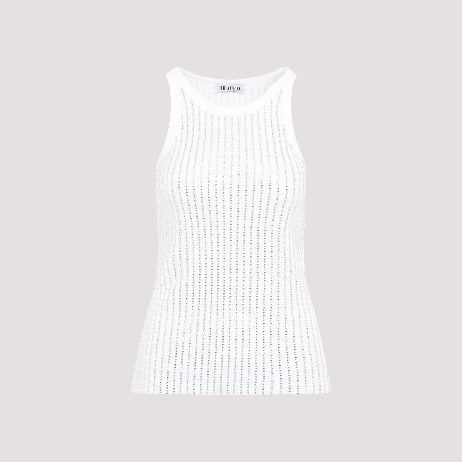 THE ATTICO Ribbed T-Shirt Tank for Men