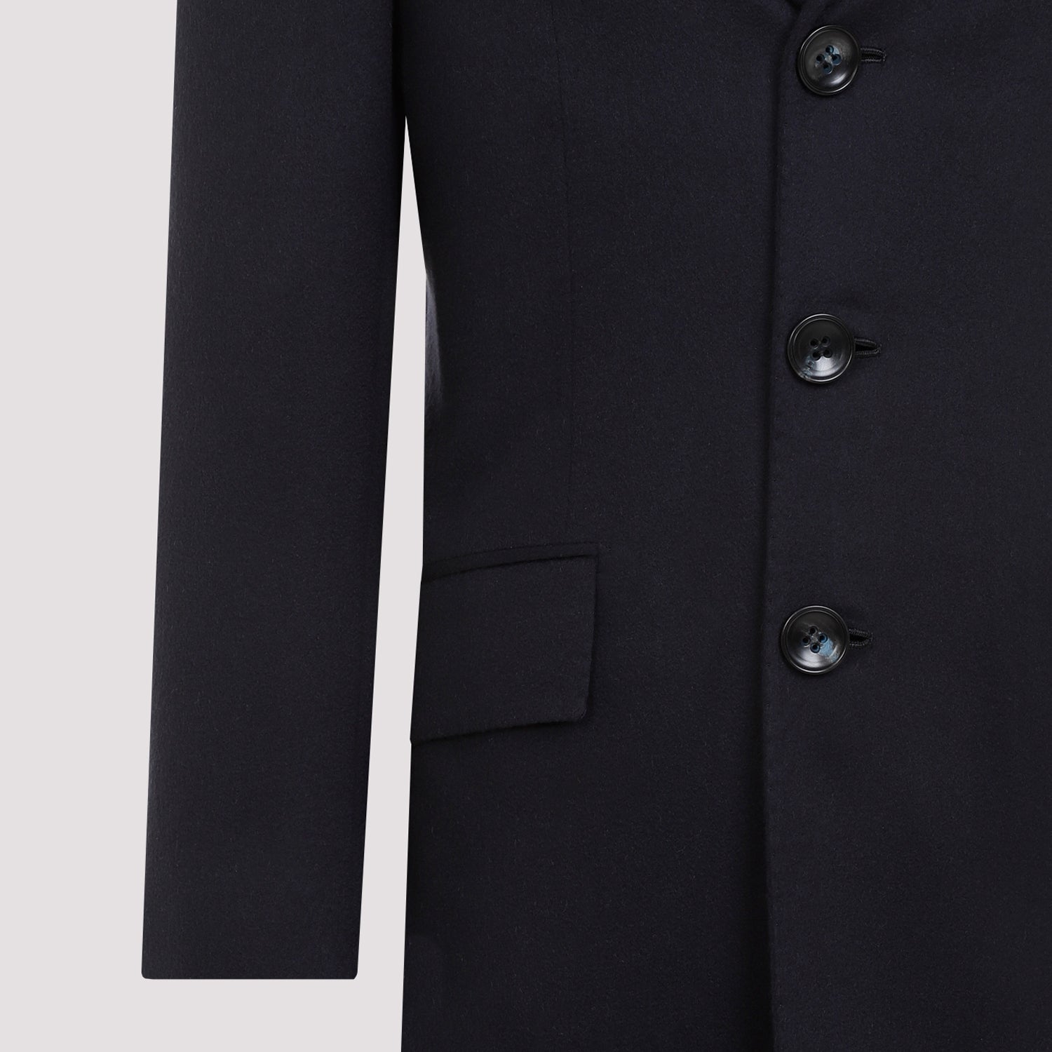 KITON Luca Caban Jacket - Men's Double Breasted Peacoat