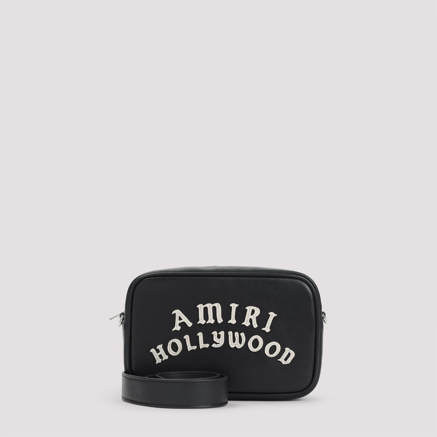 AMIRI Mini Leather Camera Shoulder Bag - 19cm x 12cm x 5cm