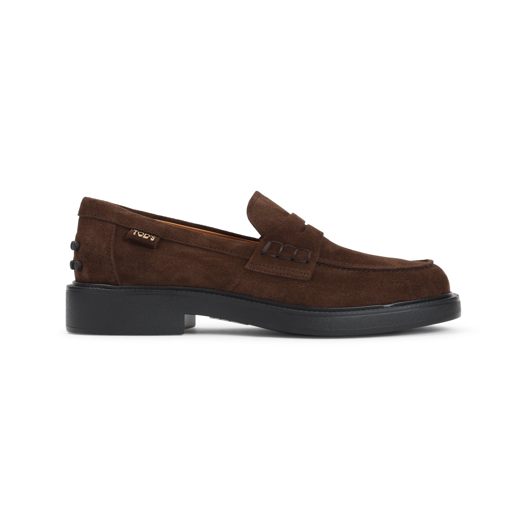 TOD`S Men's Suede Loafers with 3cm Heel Height