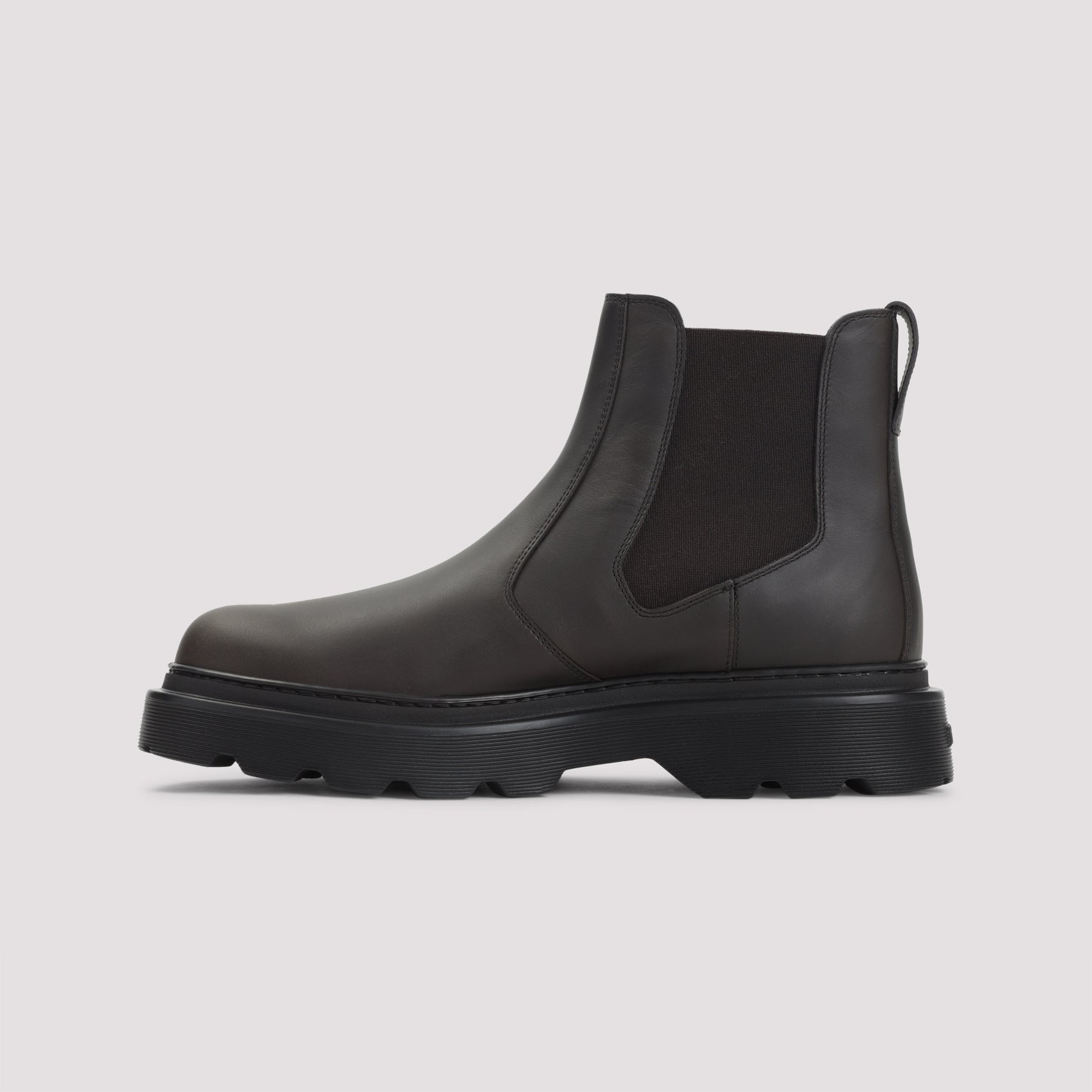 TOD`S Men's Leather Boots with 3.5 cm Heel Height