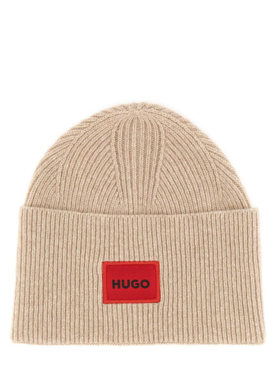 HUGO Stylish Beanie Hat with Logo