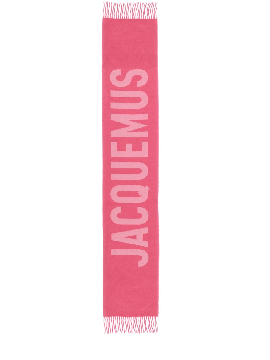 JACQUEMUS Logo Wool Scarf - FW25 Collection