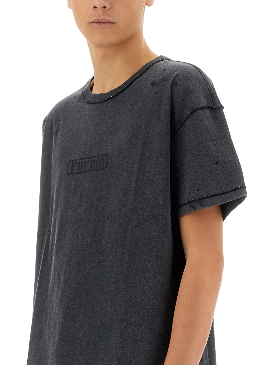 PURPLE BRAND Inside Out T-Shirt - Size L