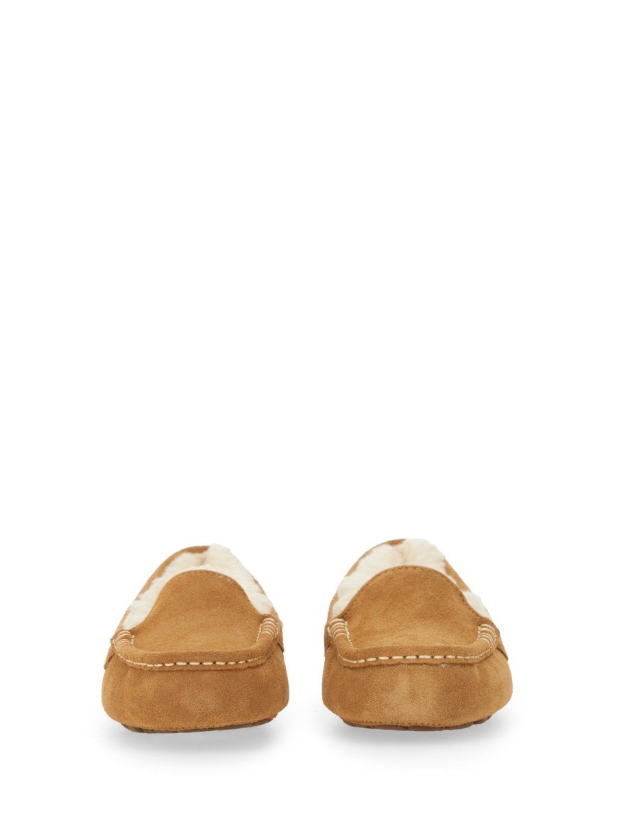 UGG Women's Leather Slip-On Slippers