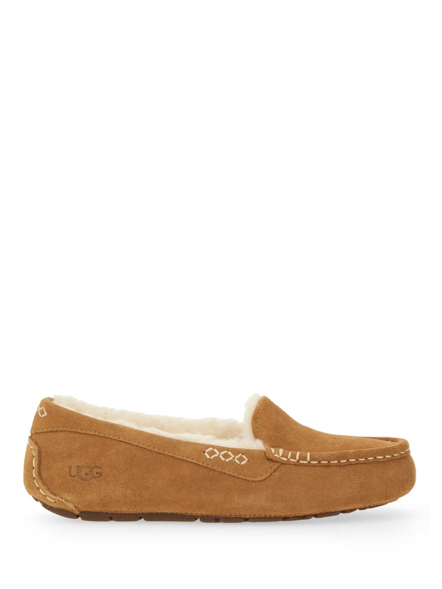 UGG Women's Leather Slip-On Slippers