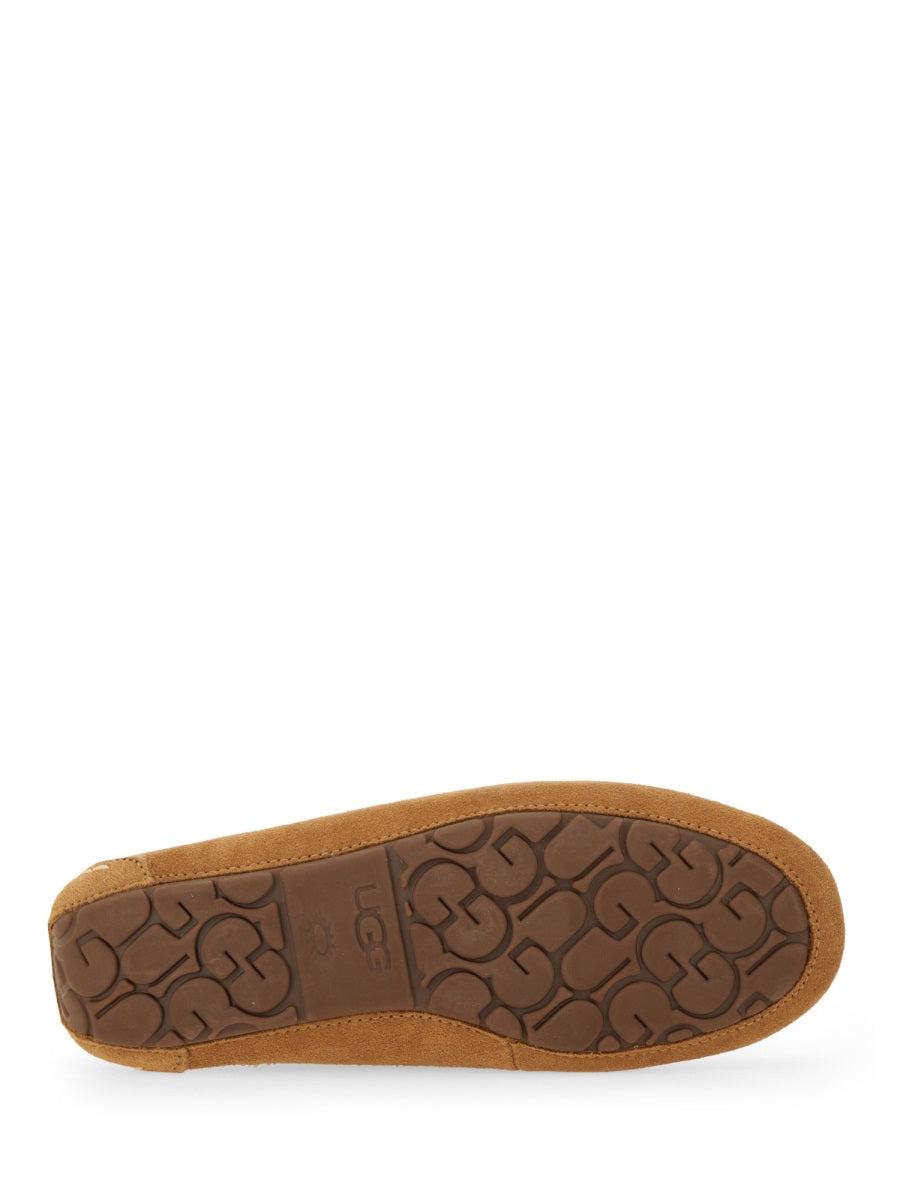 UGG Women's Leather Slip-On Slippers