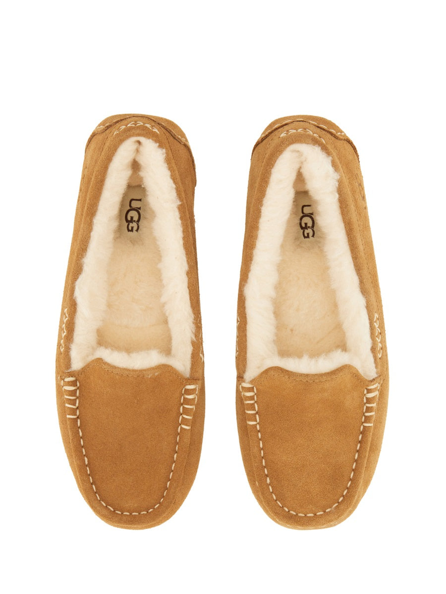 UGG Women's Leather Slip-On Slippers