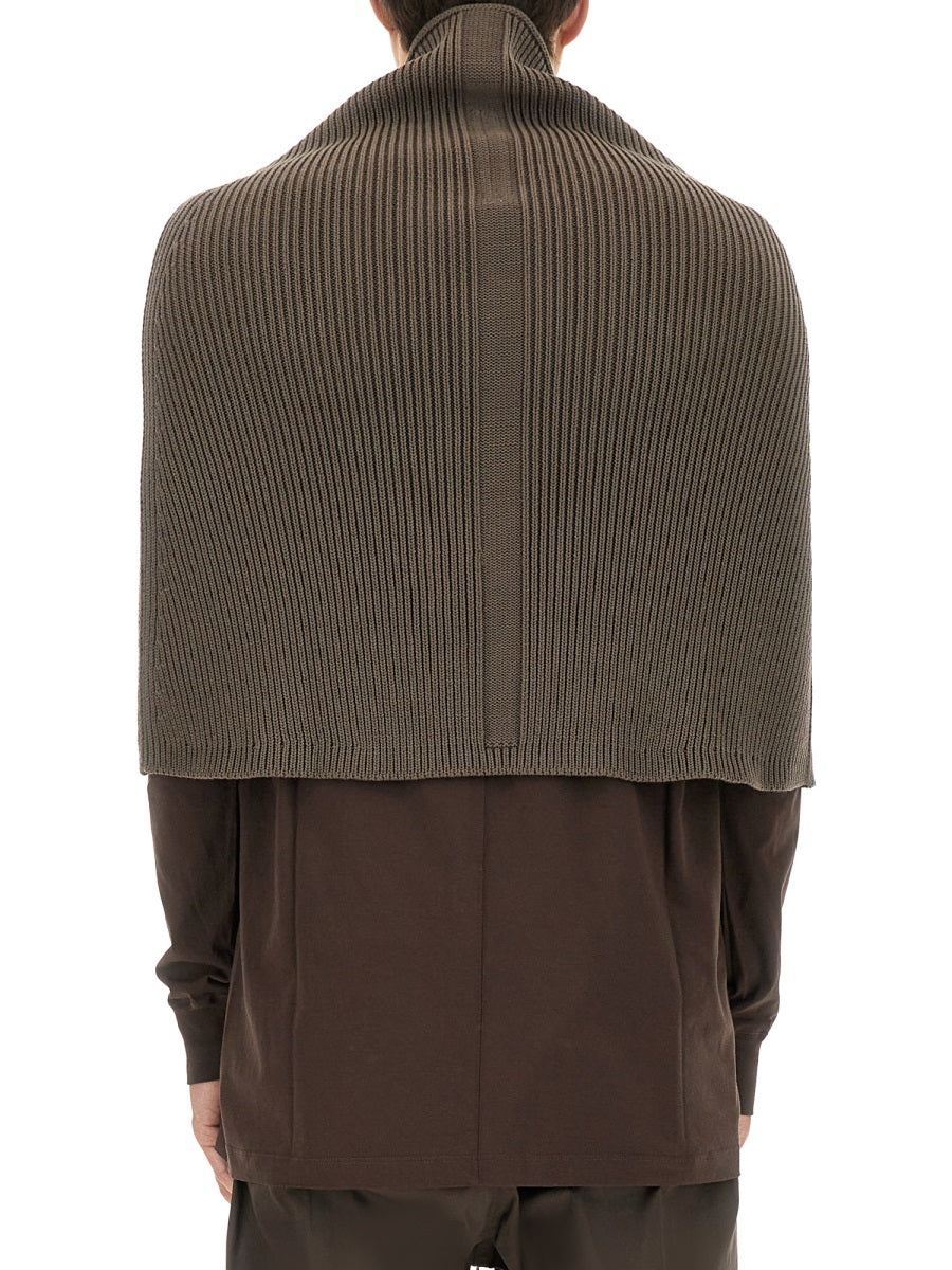 RICK OWENS Knit Cape - One Size