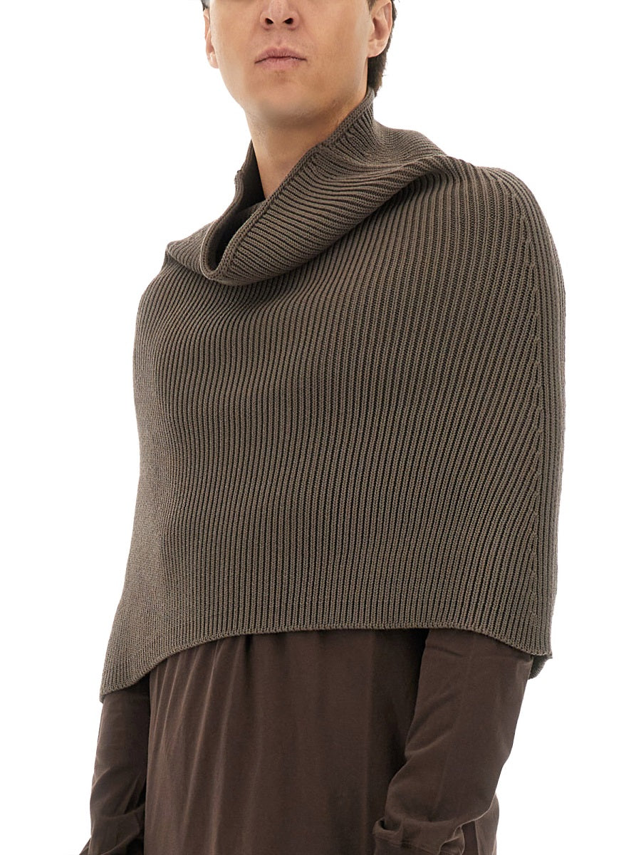 RICK OWENS Knit Cape - One Size