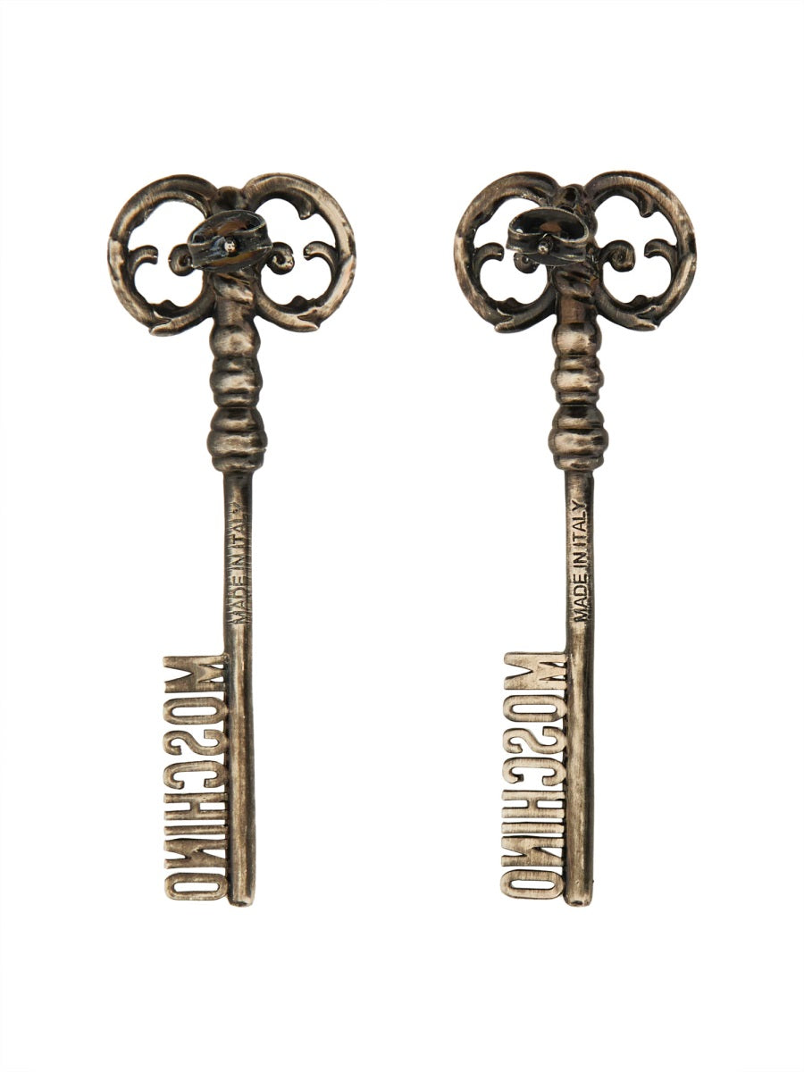 MOSCHINO Logo Mini Earrings