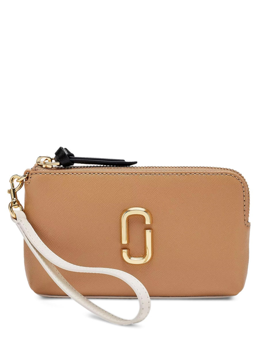 MARC JACOBS Wrist Clutch Mini in Luxe Cow Leather