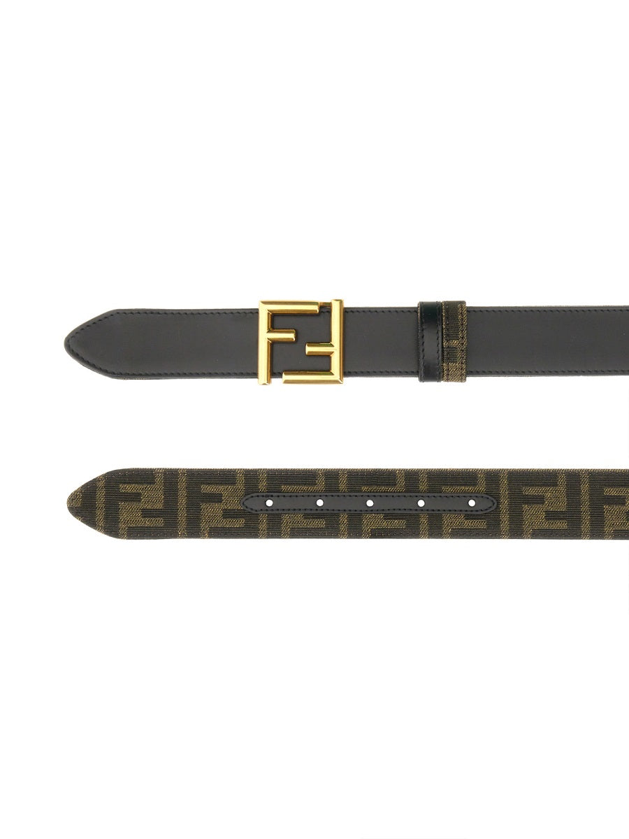 FENDI FF Leather Belt for Women - FW25 Edition