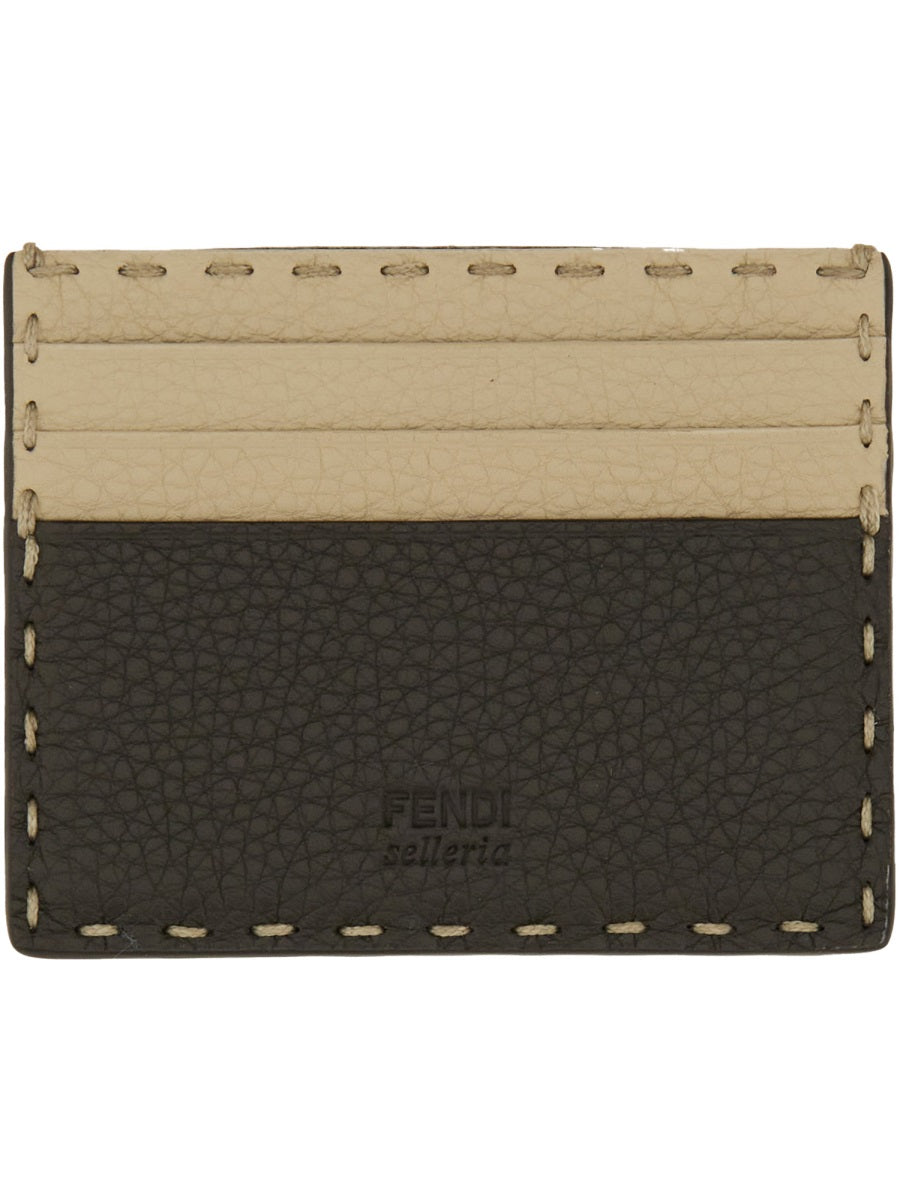 FENDI Mini Leather Card Holder