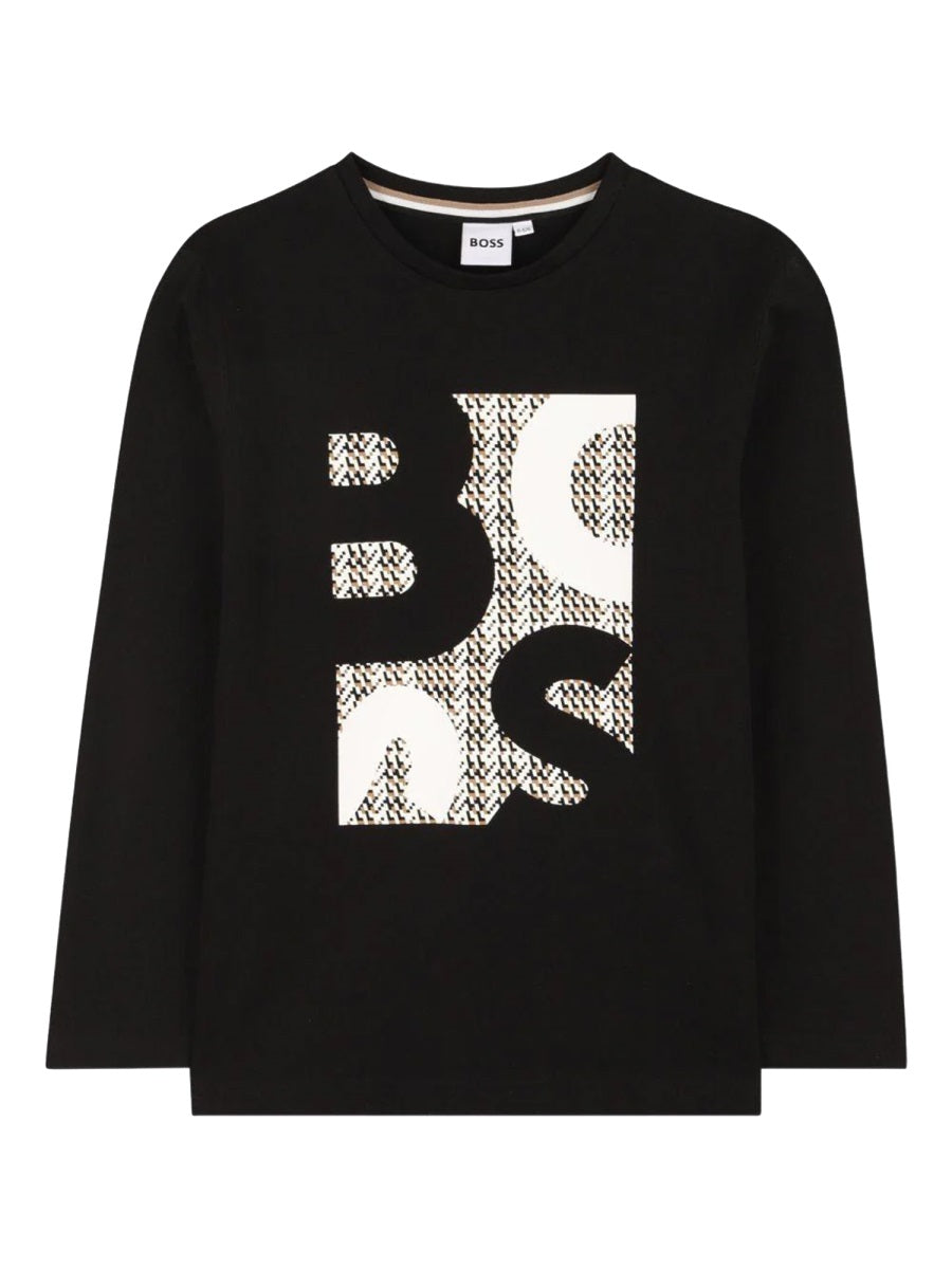 BOSS Logo Print T-Shirt for Boys