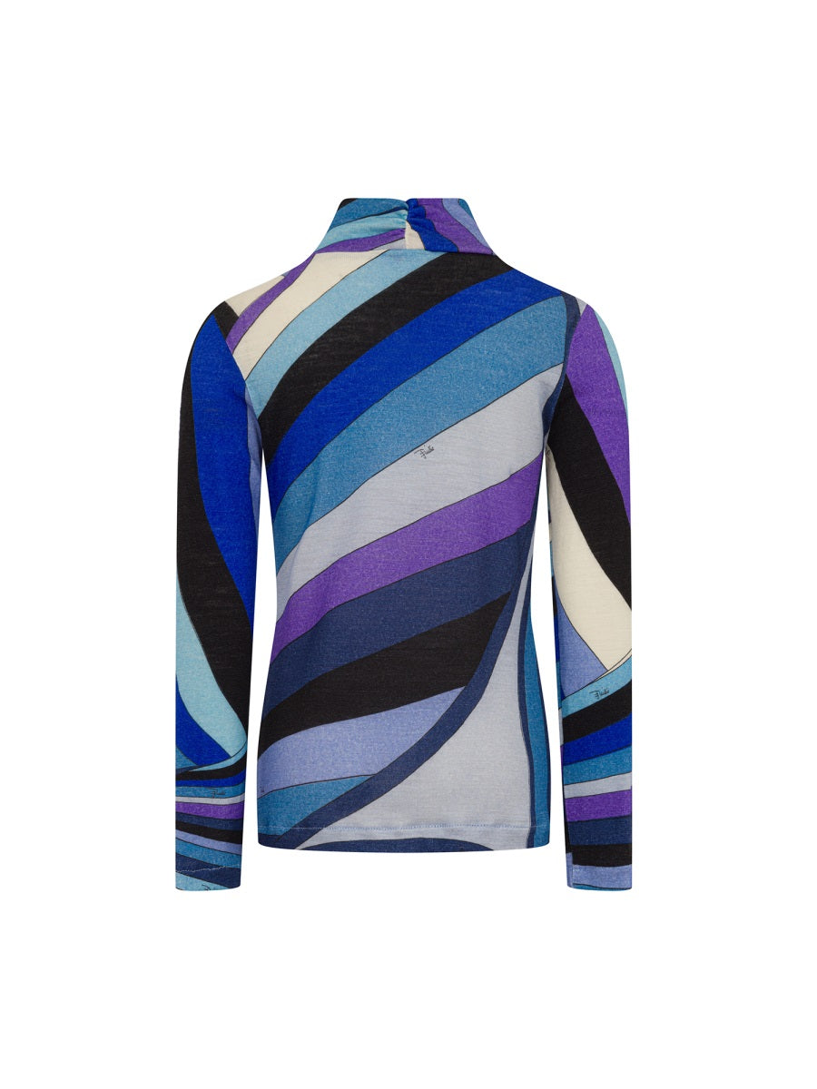 PUCCI Mini T-Shirts - Lines Design