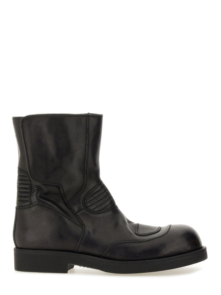 MM6 MAISON MARGIELA Leather Biker Boot