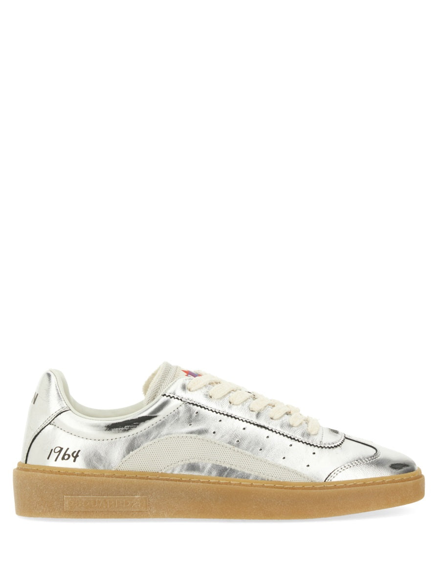 DSQUARED Leather Sneakers for Men - FW25 Collection