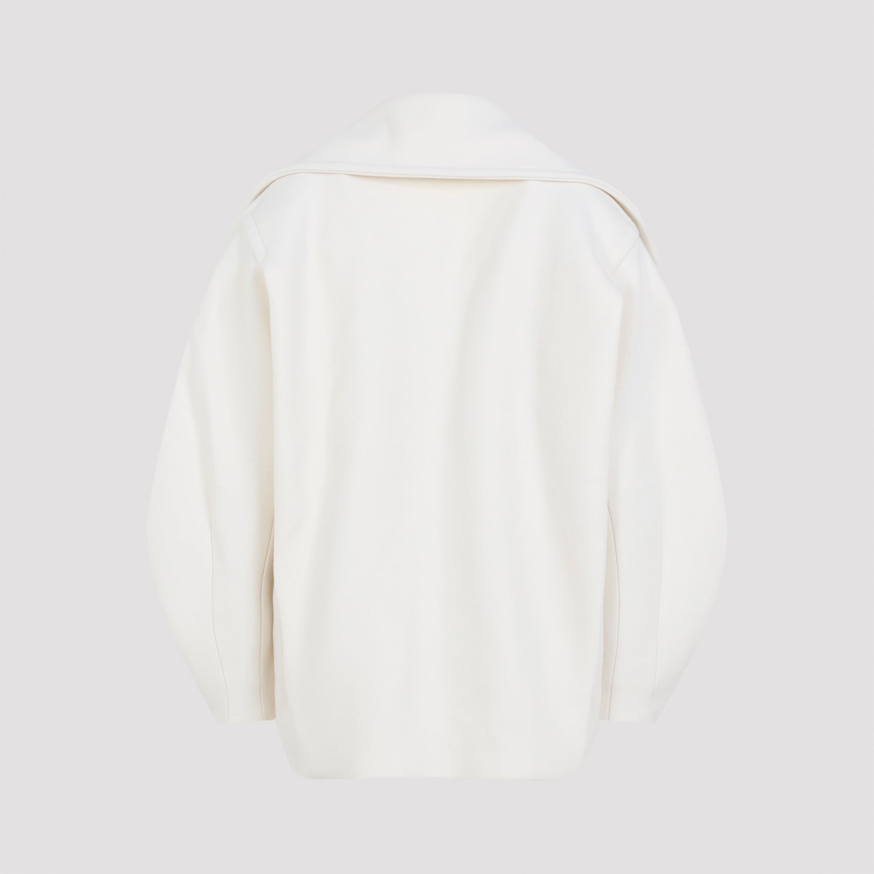 JACQUEMUS Le Caban Ovalo Double Breasted Peacoat for Men