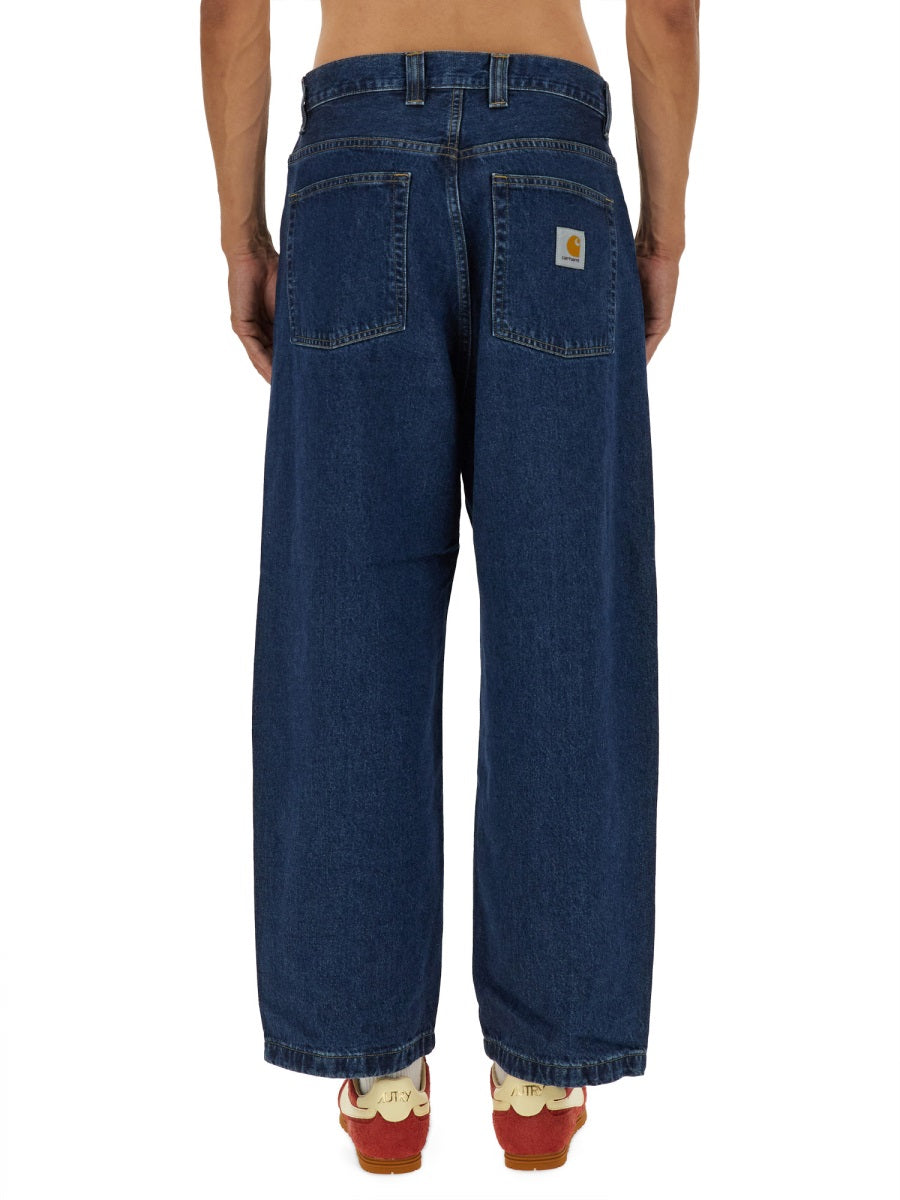 CARHARTT WIP Men's Cotton Denim Pants - Size L