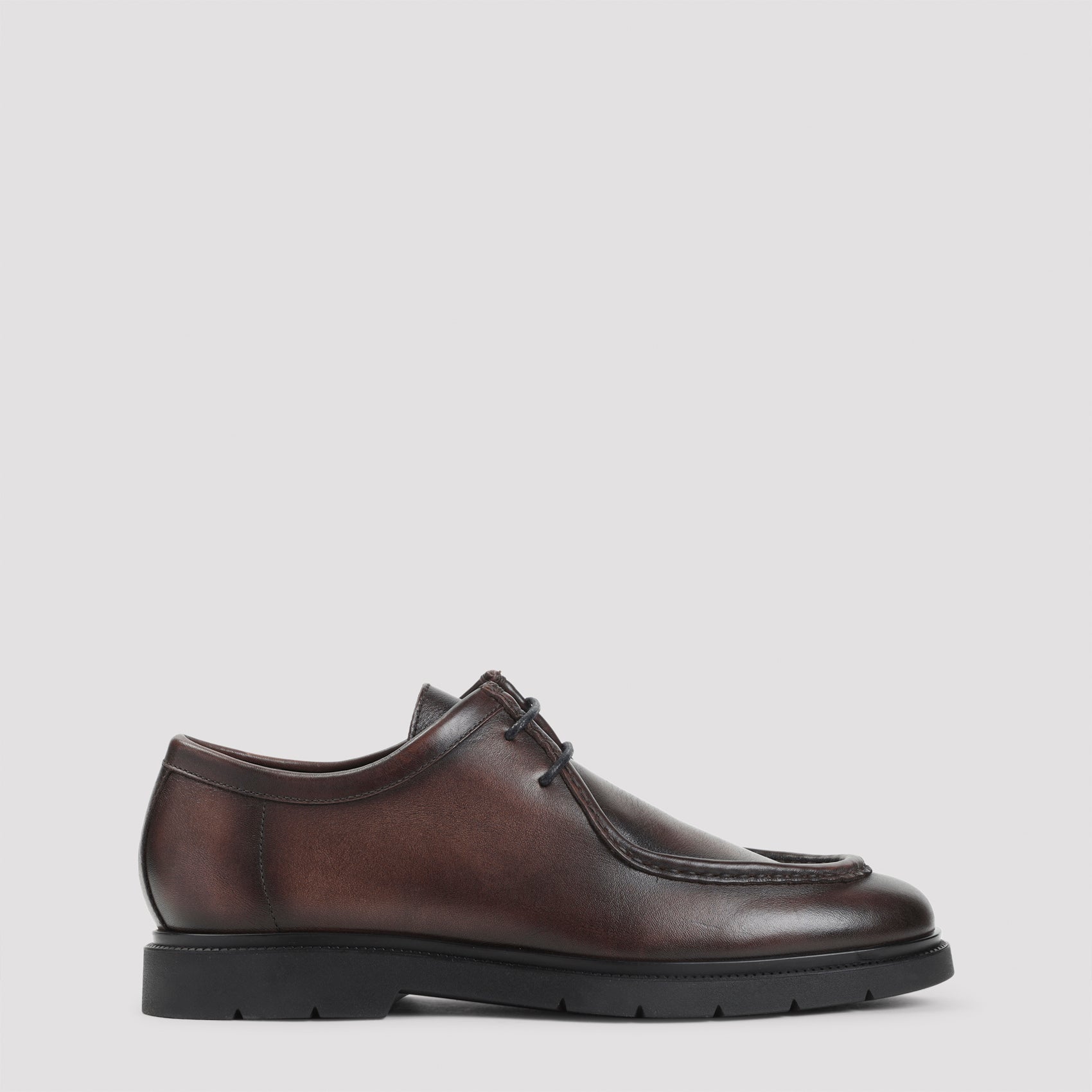 KITON Lace Up Calfskin Shoes for Men