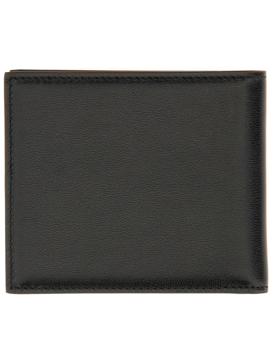 DOLCE & GABBANA Calfskin Leather Bifold Wallet
