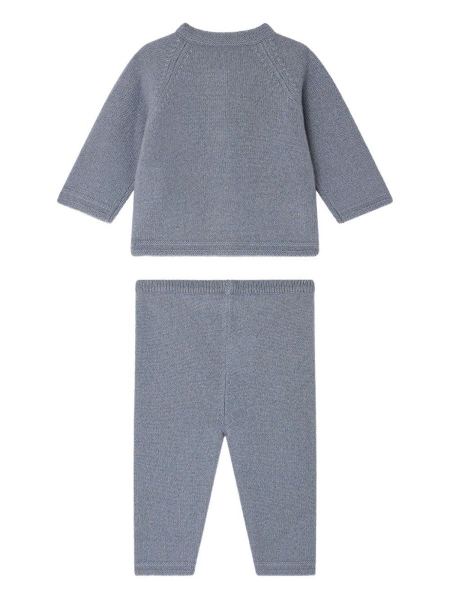 BONPOINT Cozy Cashmere T-Shirt and Pants Set for Mini Boys