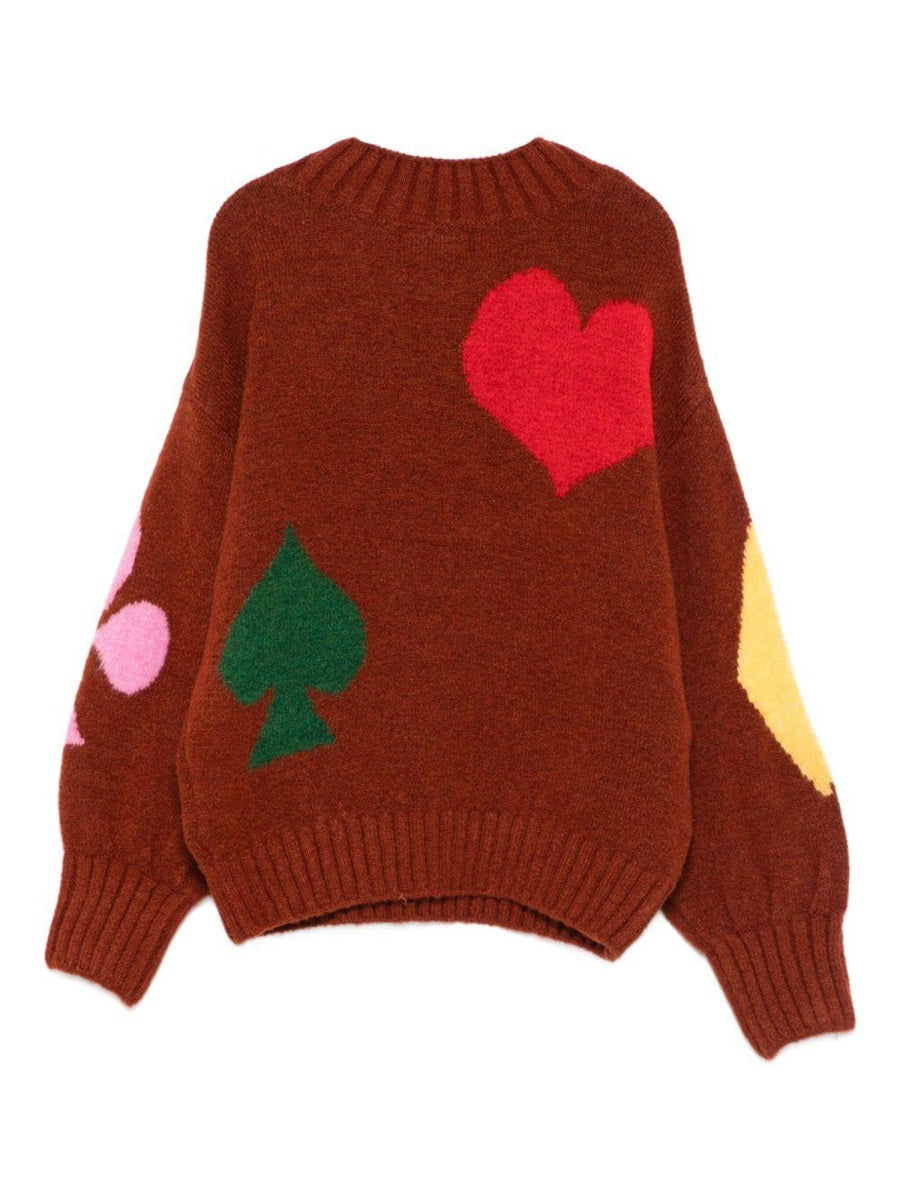 BOBO CHOSES Figures Knit Sweater for Girls