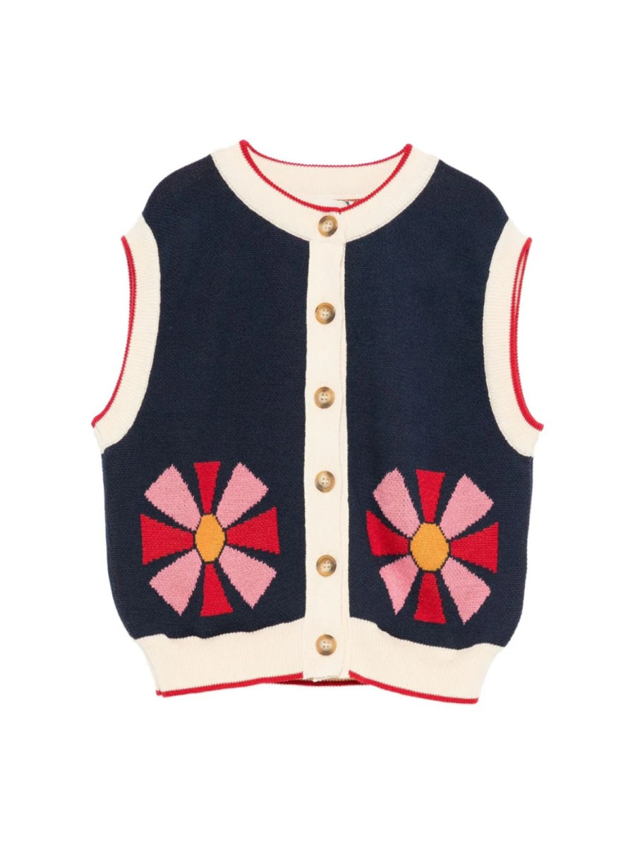 BOBO CHOSES Organic Cotton Mini Vest for Girls