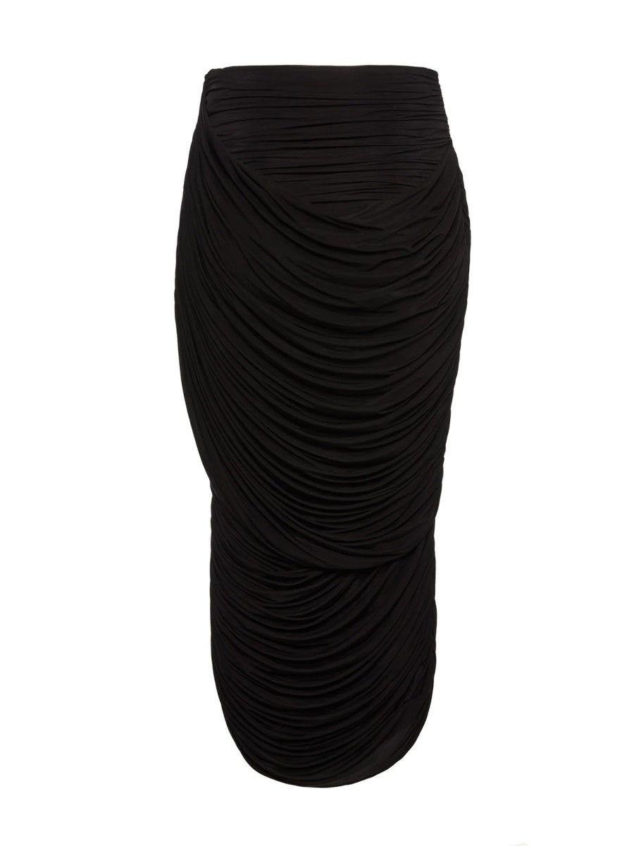 MAGDA BUTRYM Draped Midi Skirt for Women