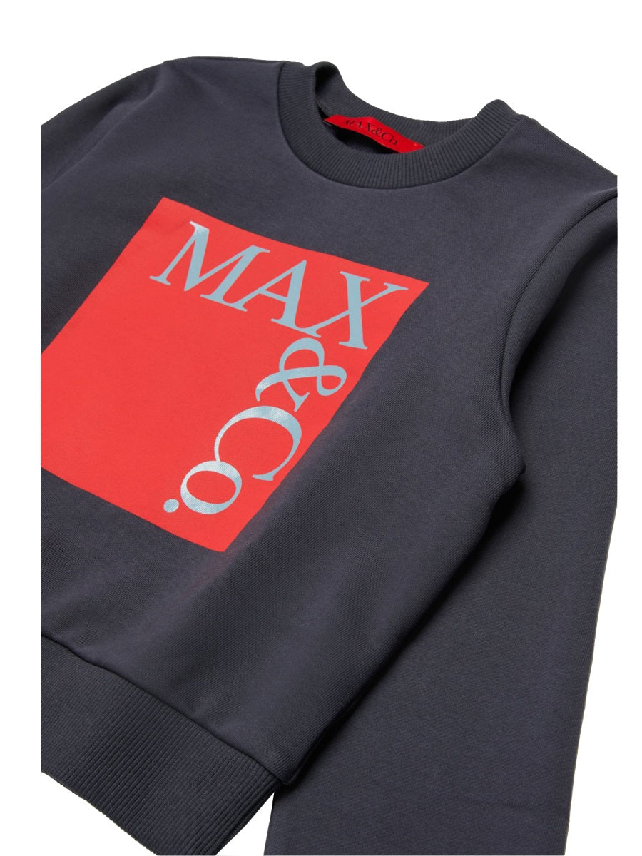 MAX&Co. Cozy Cotton Sweatshirt for Girls - Perfect for FW25