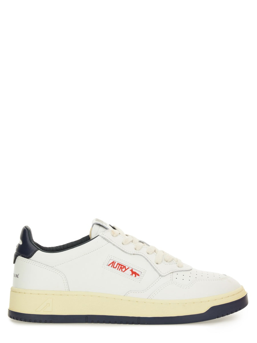 AUTRY X MAISON KITSUNÉ Men's Low Sneaker - Medalist Edition