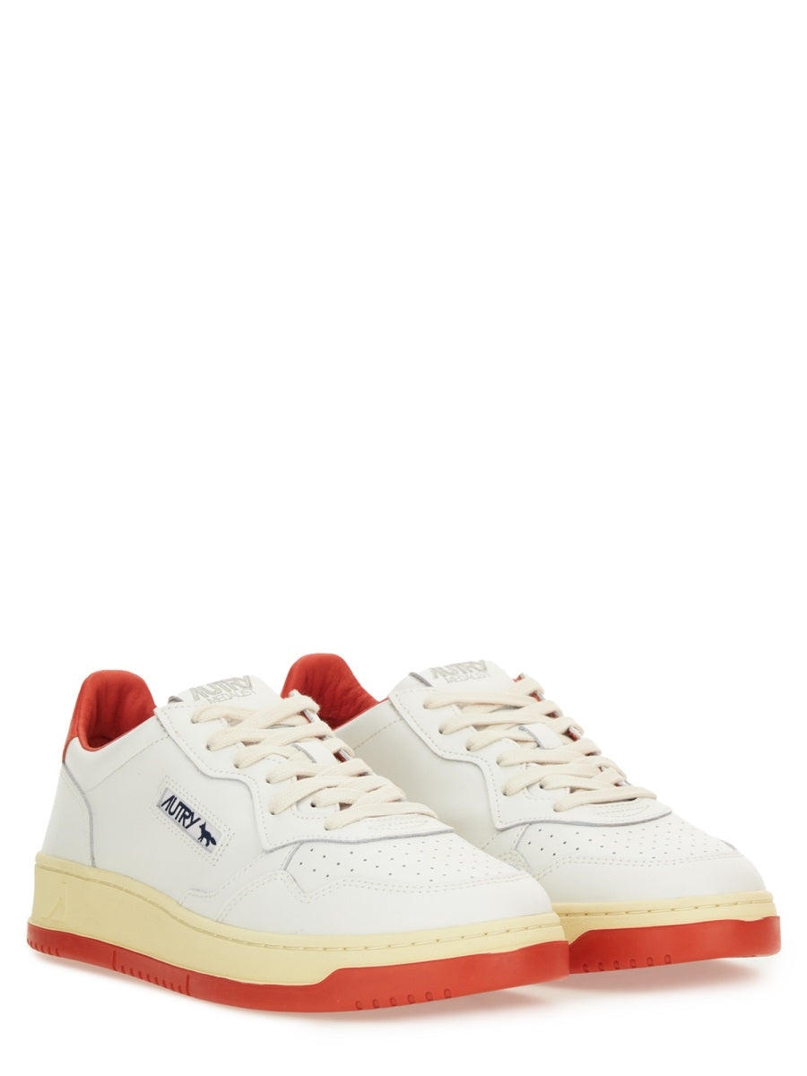 AUTRY X MAISON KITSUNÉ Men's Low Top Leather Sneaker
