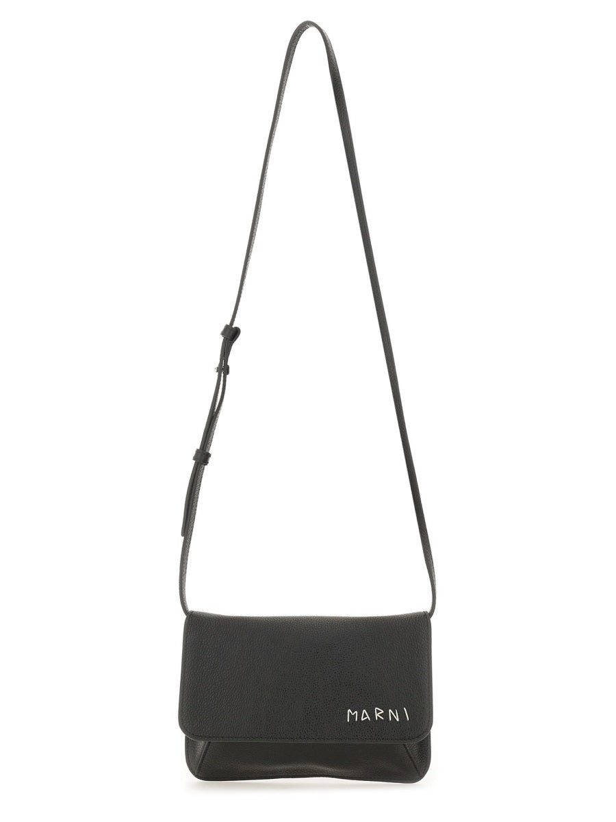MARNI Leather Shoulder Handbag