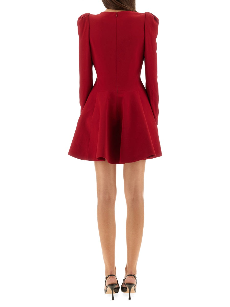 ALEXANDER McQUEEN Elegantly Crafted Mini Dress for Women - FW25 Collection