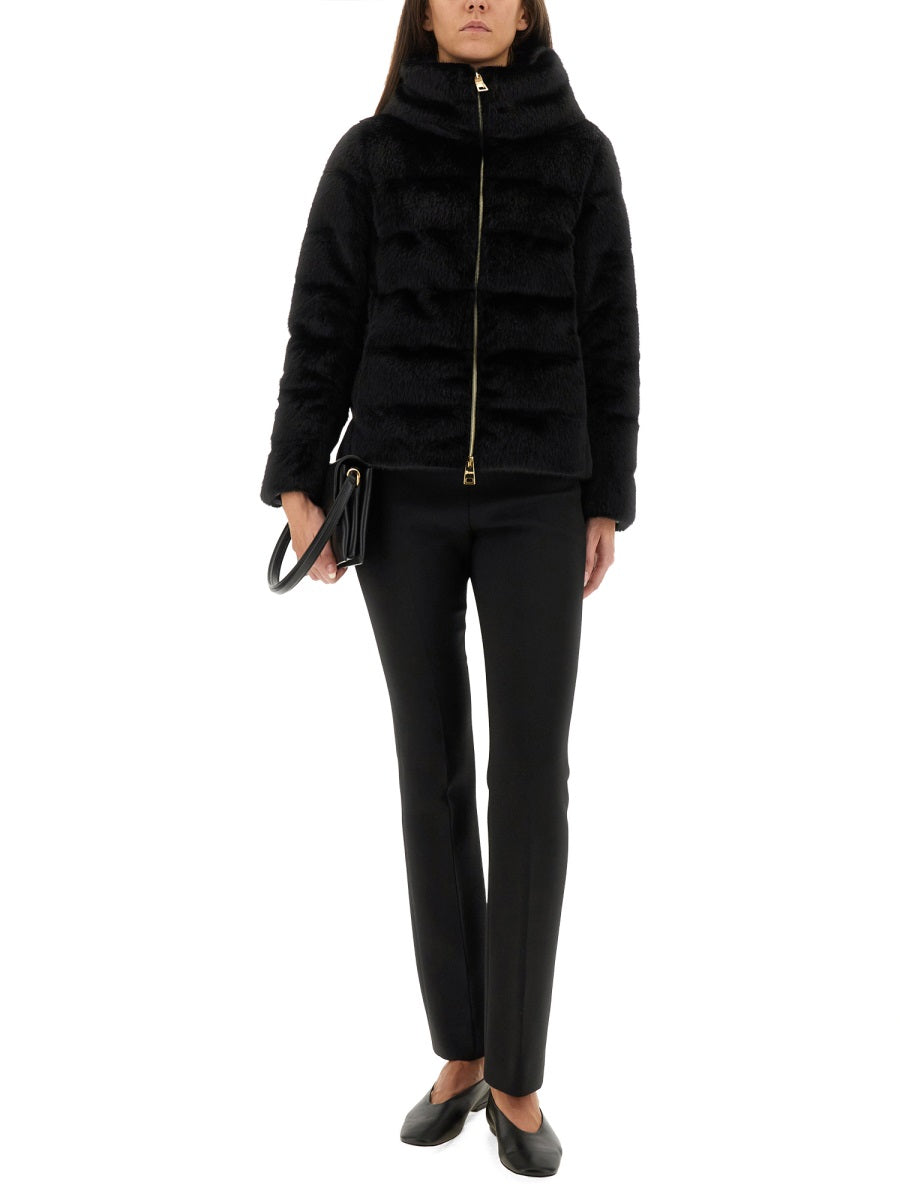 HERNO Cape in Lady Alternative Fur - Size 40 IT